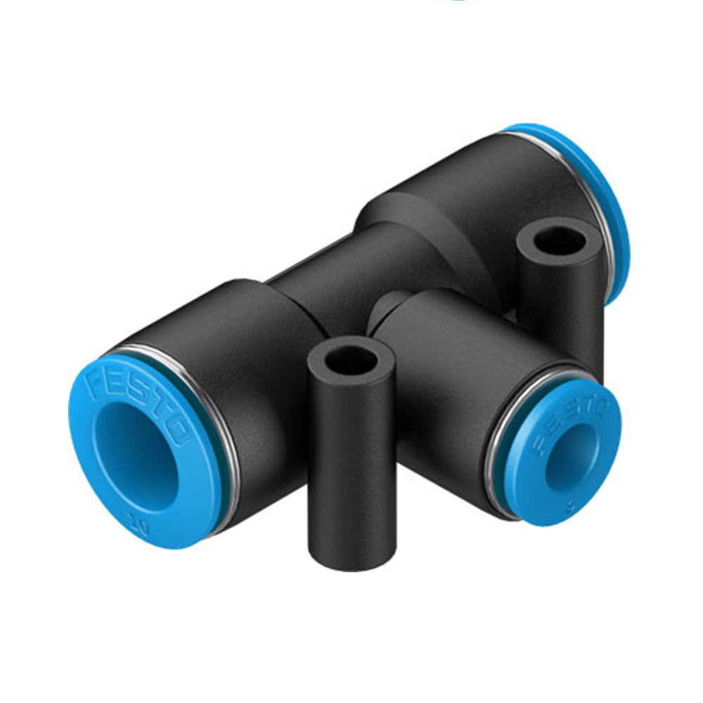 QST-16-12 Тройник с цанговым зажимом