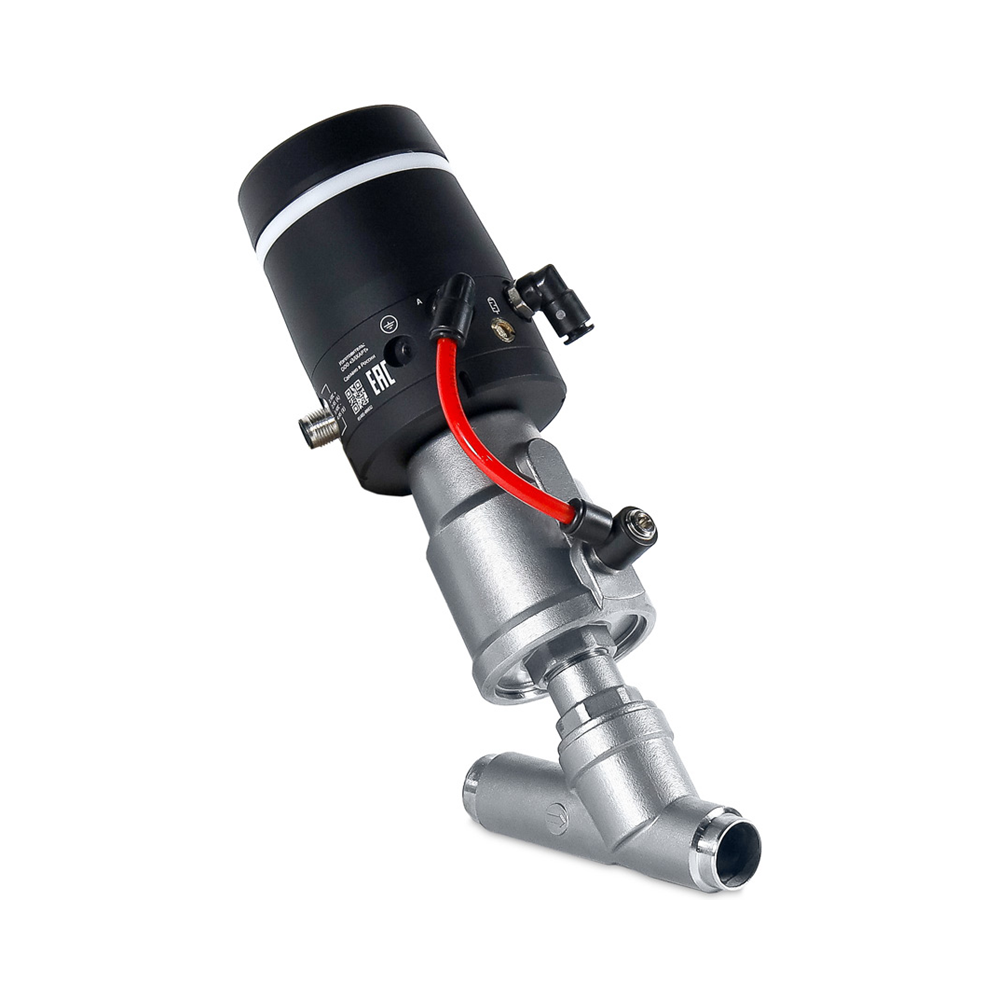 ASV-W-020-SS050-U-POS-V1B Клапан запорно-регулирующий с позиционером, Dn20, приварка