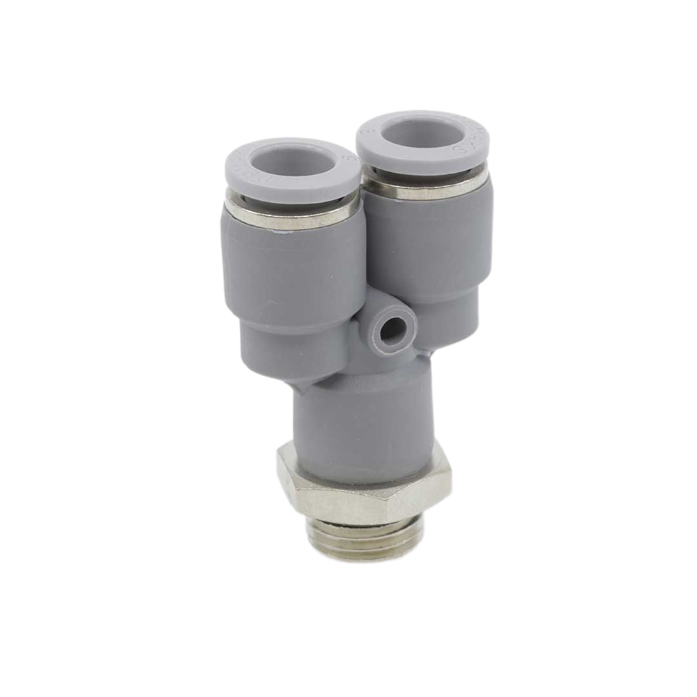 Тройник цанговый Y-образный с резьбой PRYO-1/4-6 Pemaks